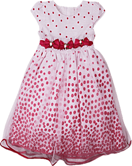Polka Stripe Cotton Children dress