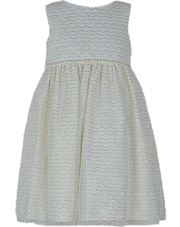 Glittery pearly band ball dress