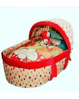 Colourful Moses basket